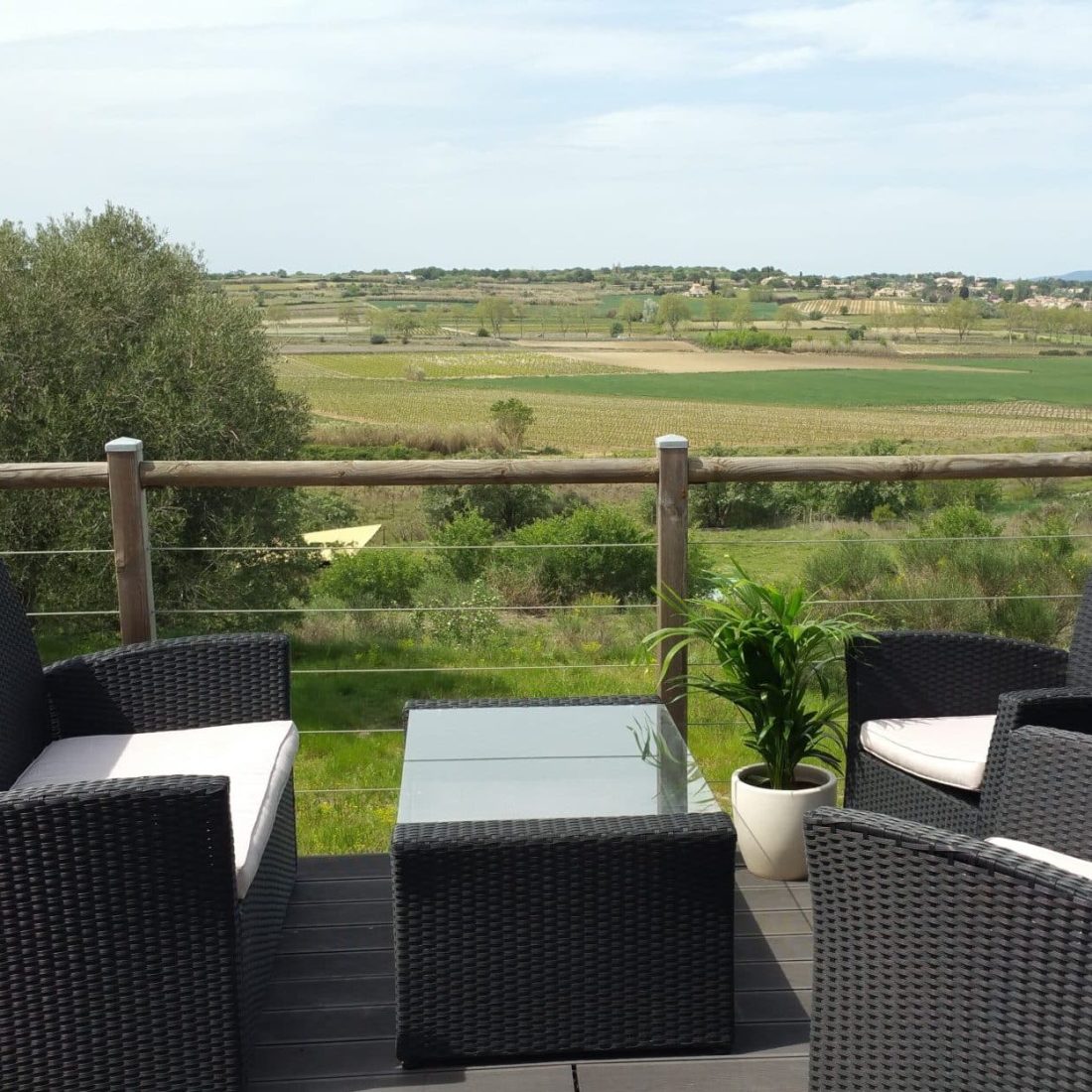 Terrasse avec vue